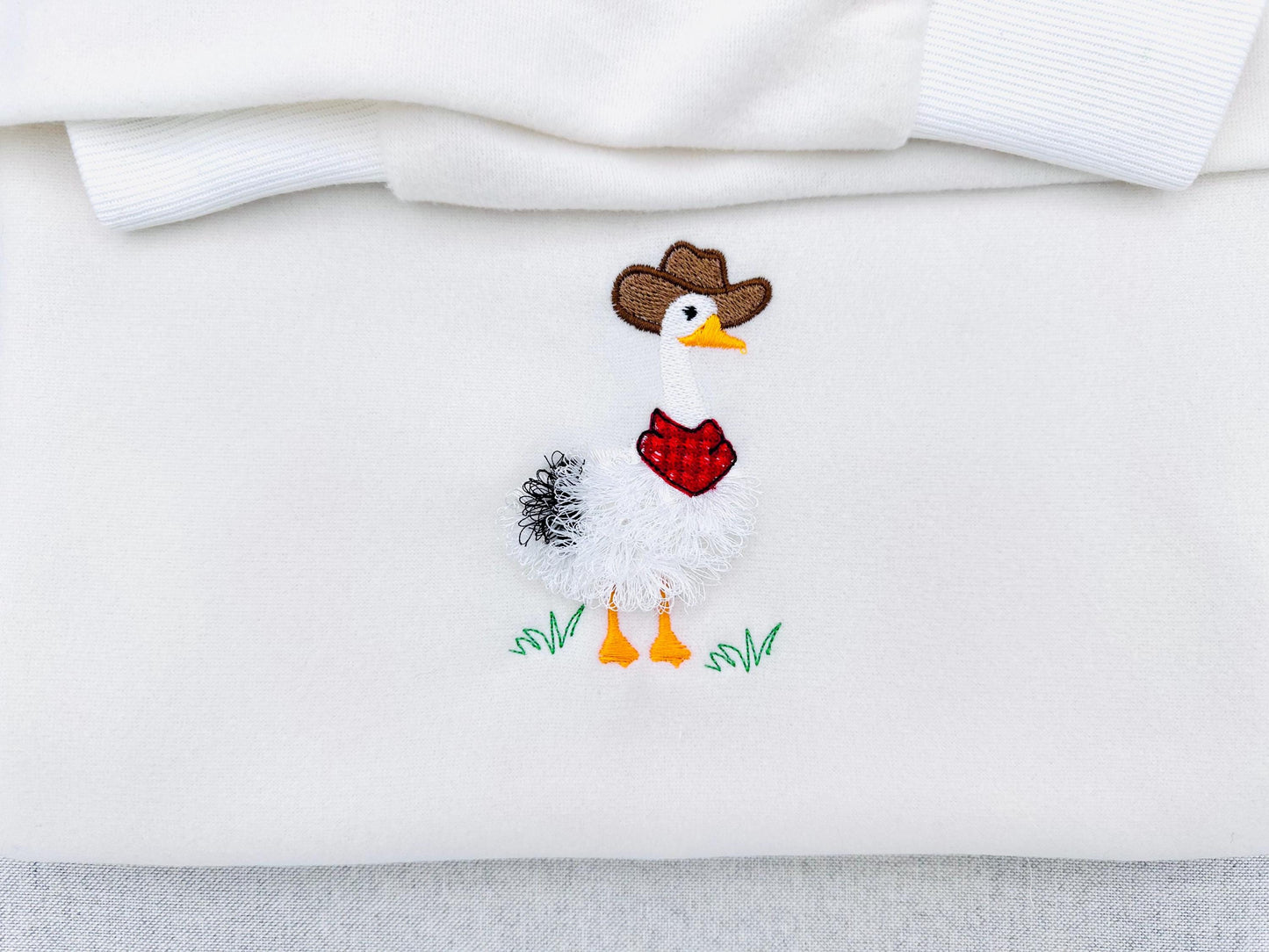 Fringed Goose with Cowboy hat – Instant Download | Artapli