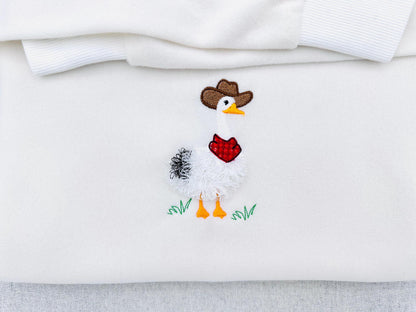 Fringed Goose with Cowboy hat – Instant Download | Artapli