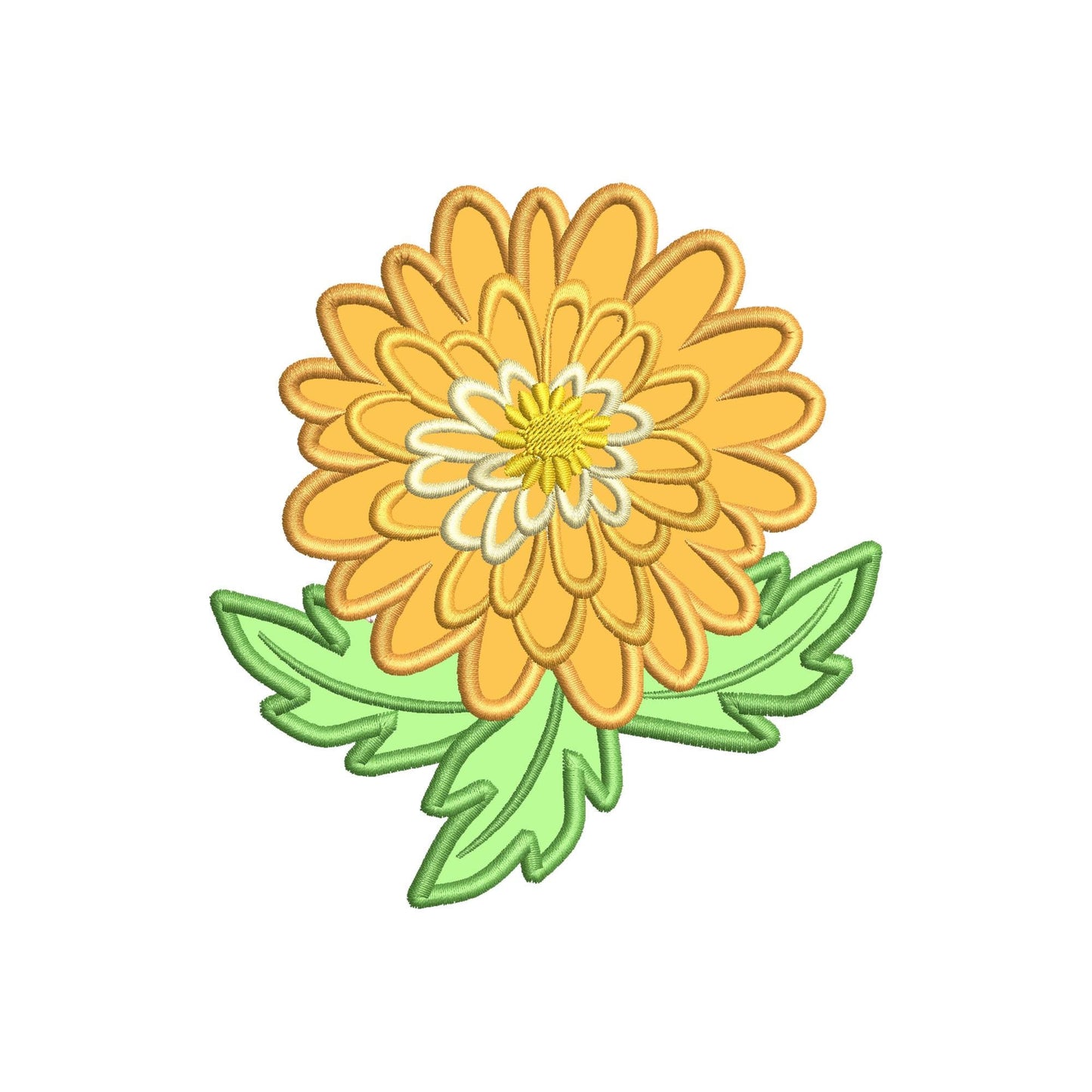 Marigold Flower Applique