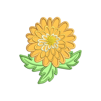 Marigold Flower Applique