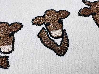 Farm Cow Set of 3 – Farm embroidery pattern by Artapli