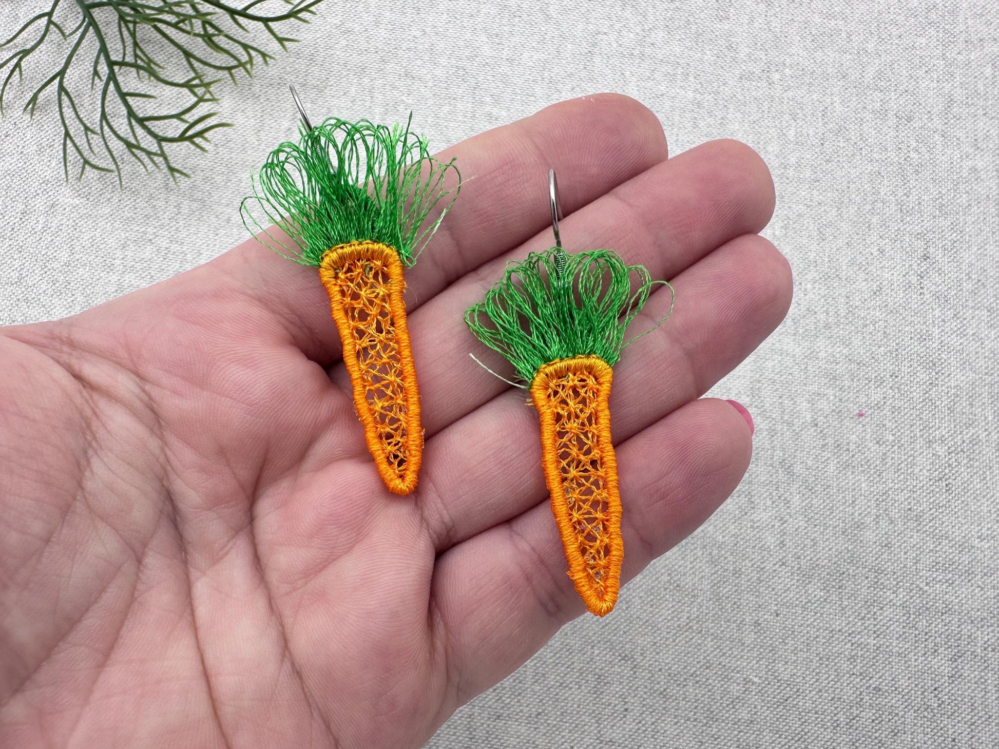 Easter Carrot Earrings FSL – Instant Download | Artapli