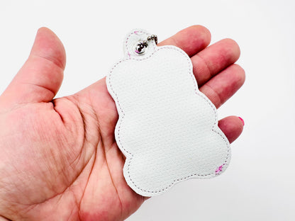Puffy Jelly Bear Keychain ITH – Foam machine embroidery pattern by Artapli