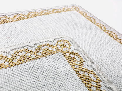 Cross Stitch Napkin Coaster ITH – Instant Download | Artapli
