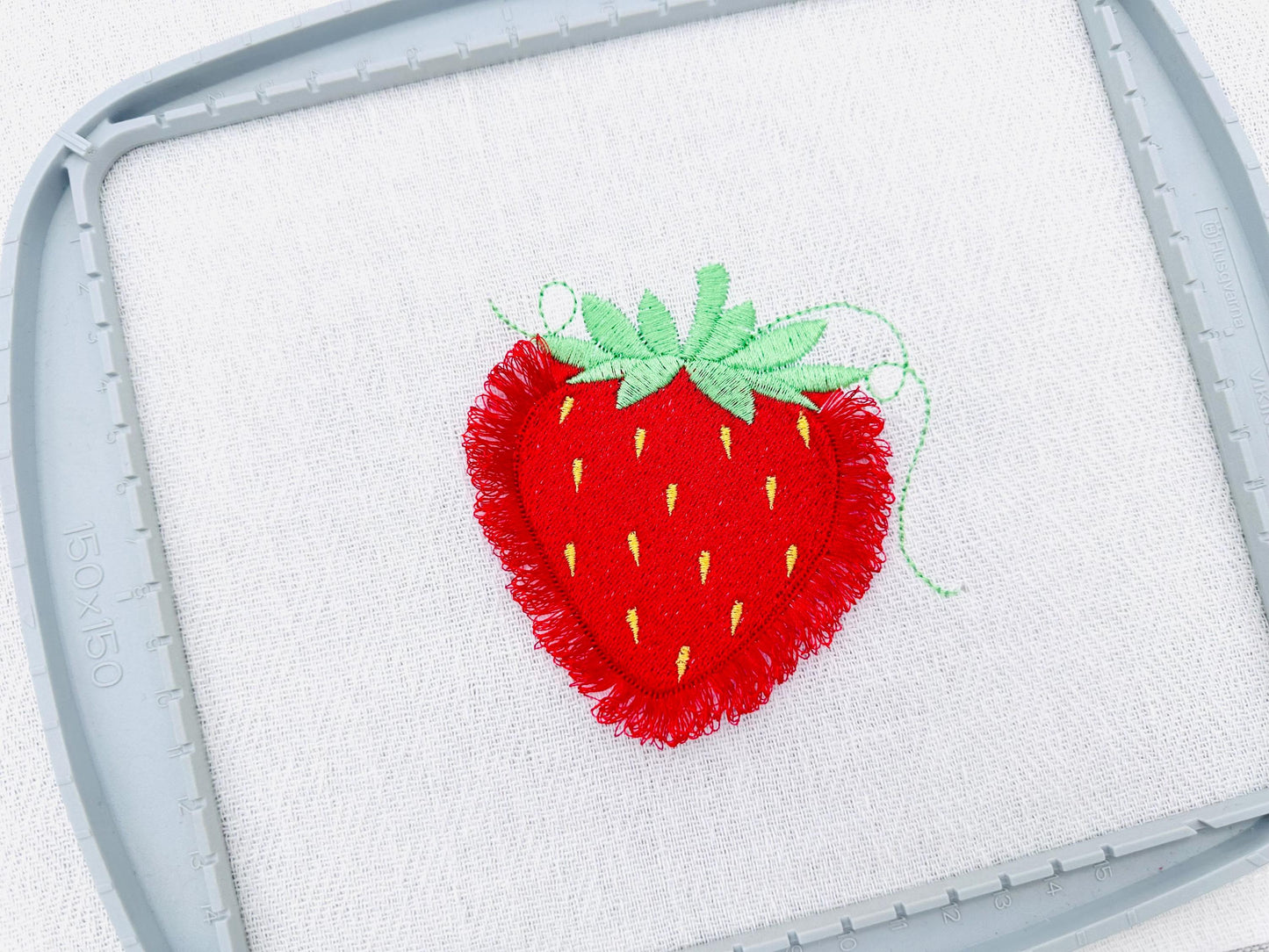 Fringed Sweet Strawberry – Sizes 2" 2.5" 3" 3.5" 4" BX Digital Font File | Artapli
