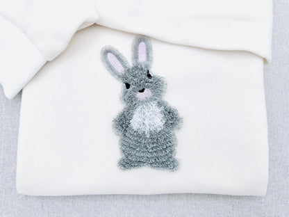 Fringed Fluffy Easter Bunny fringe – Instant Download | Artapli