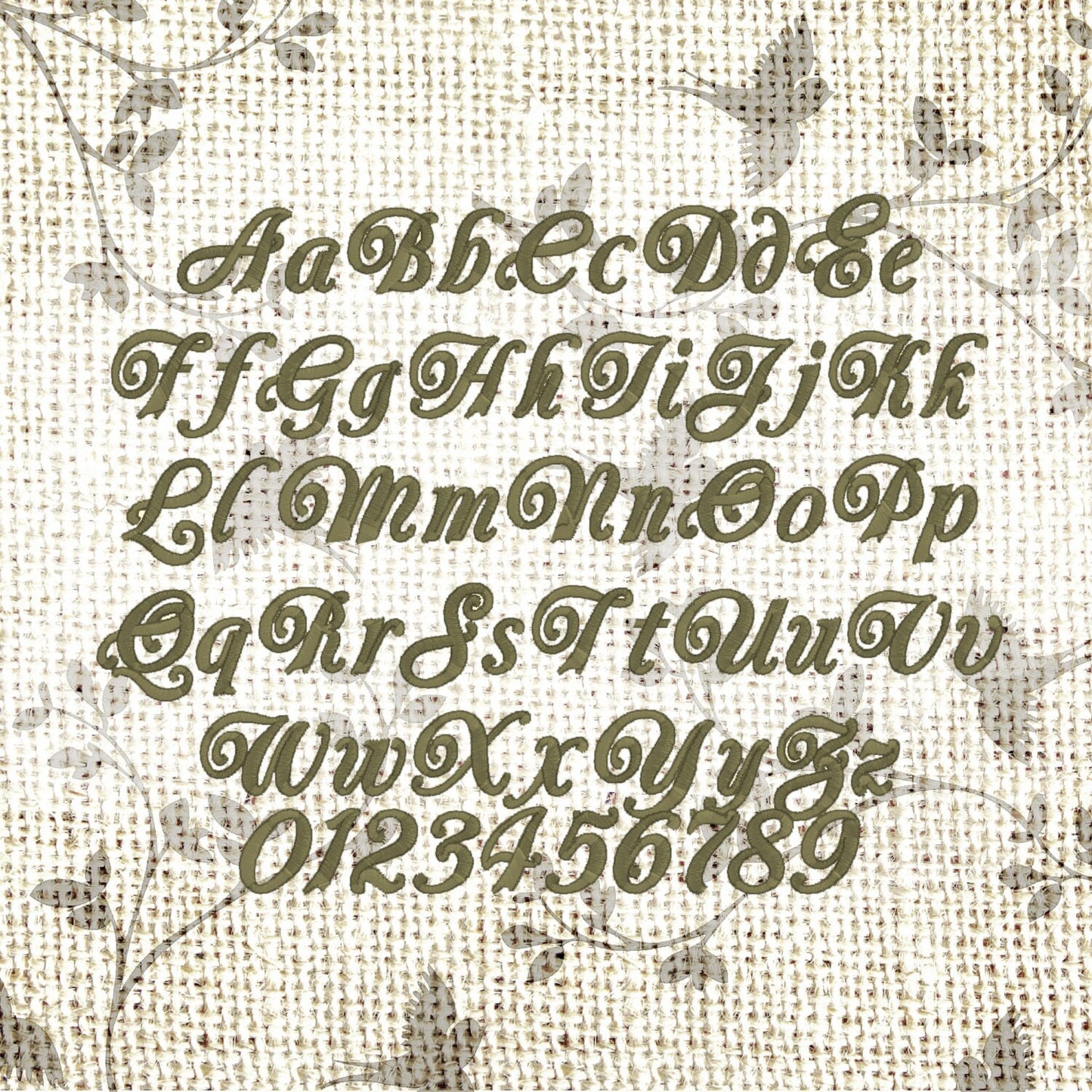 Lace Split Ampersand and Font – Instant Download | Artapli