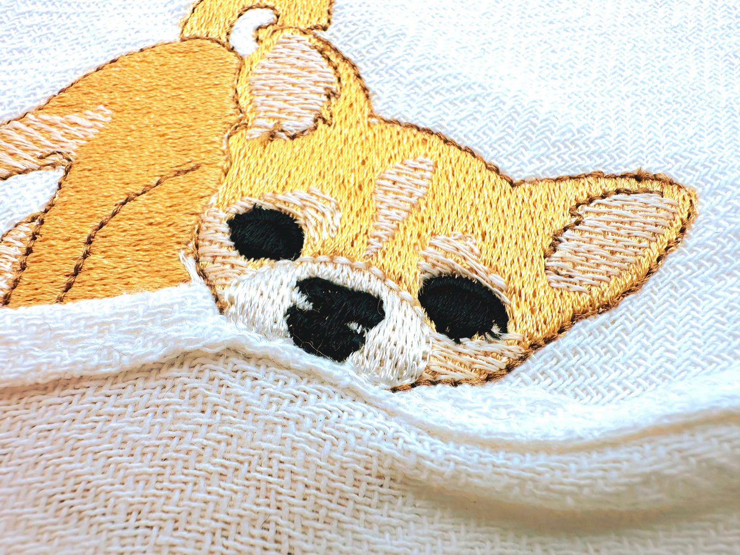 Lovely playing Chihuahua Puppy Dog Mama kitchen dish towel pet animal kids machine embroidery designs ITH