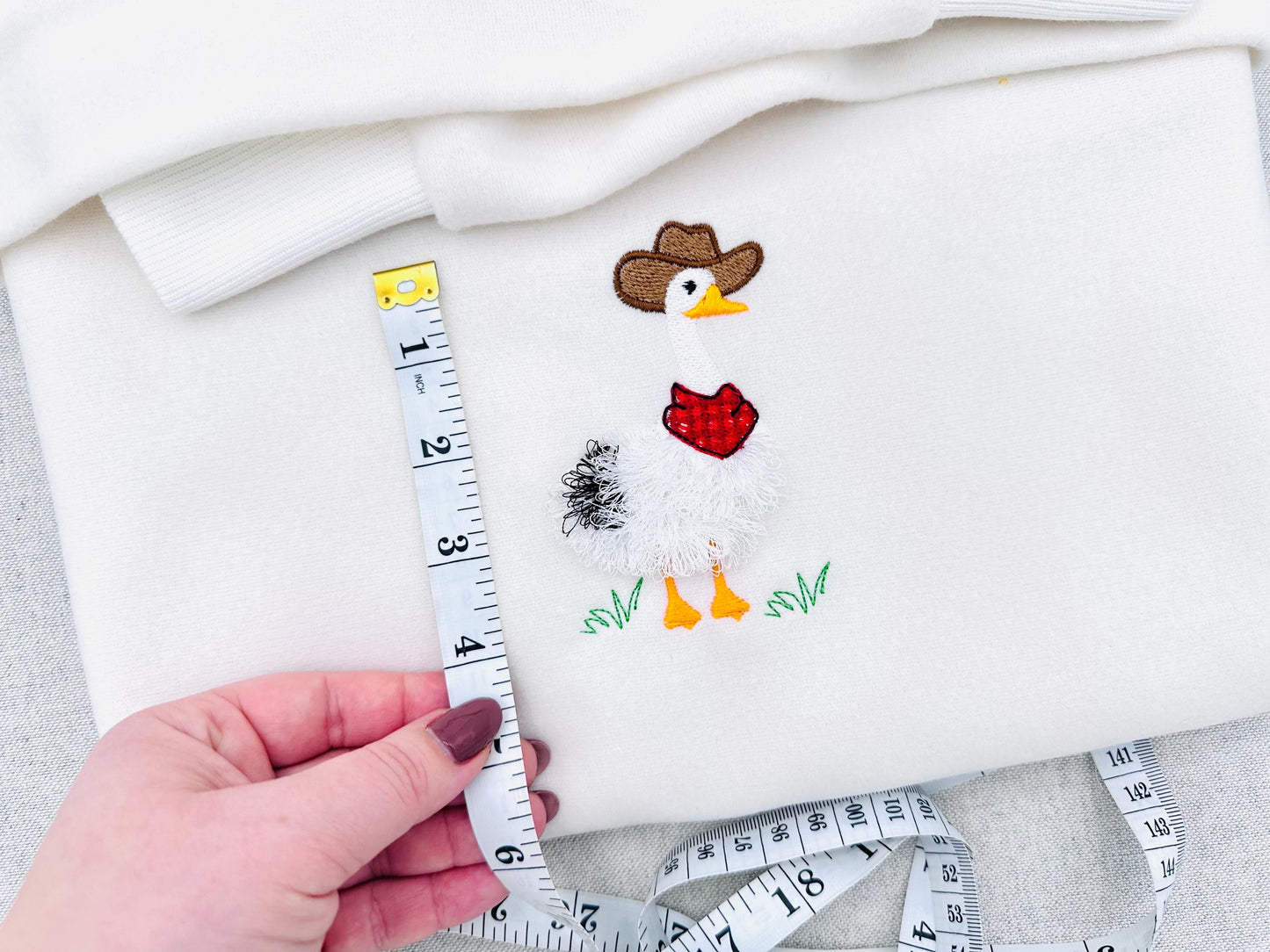 Fringed Chicken with Cowboy hat and bandanna – Instant Download | Artapli