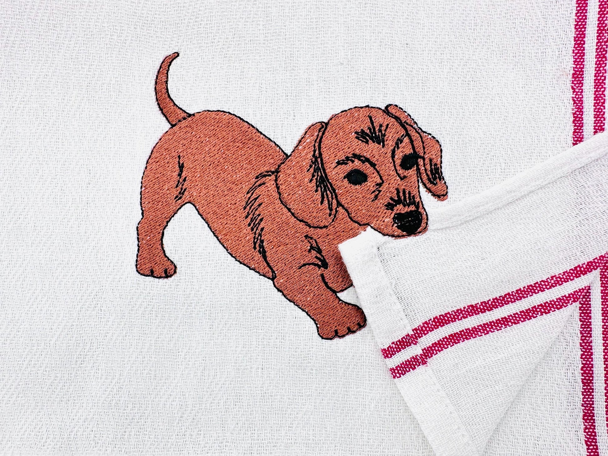 Playing Dachshund Puppy – Instant Download | Artapli