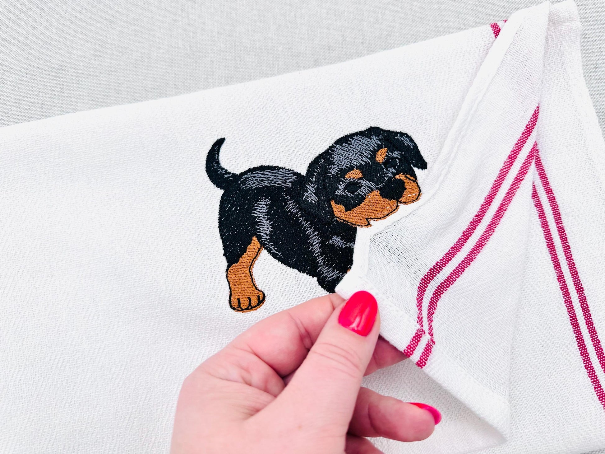 Playing Rottweiler Puppy – Instant Download | Artapli
