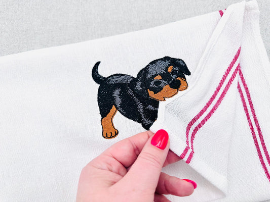 Playing Rottweiler Puppy – Instant Download | Artapli