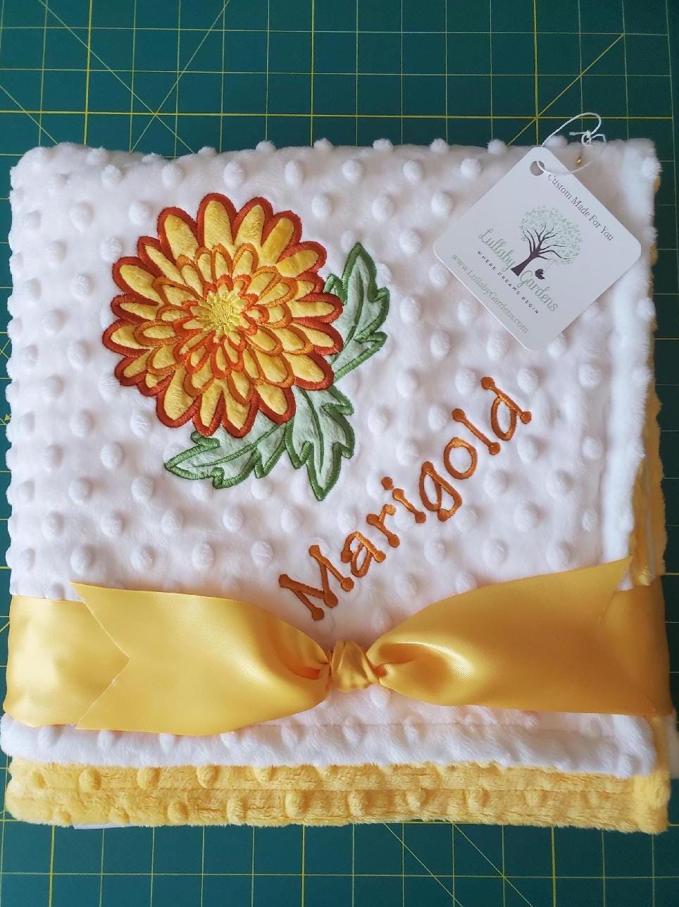 Marigold Flower Applique