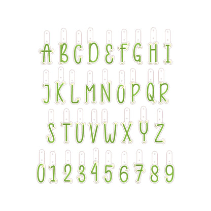 Twisty Rope with fringed Tassel Eyelet and Key Fob Snap Tab Monogram in the hoop ITH keychain machine embroidery designs