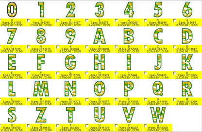 Camo Camouflage Font Applique boys Alphabet Monogram machine embroidery designs 