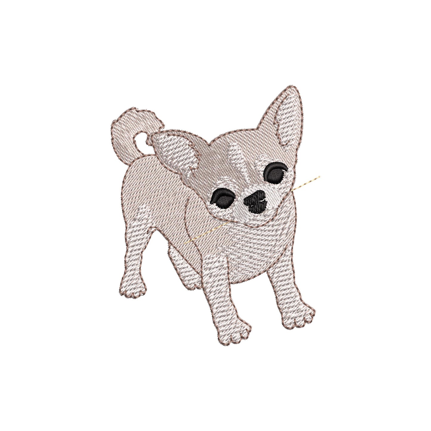 Lovely playing Chihuahua Puppy Dog Mama kitchen dish towel pet animal kids machine embroidery designs ITH