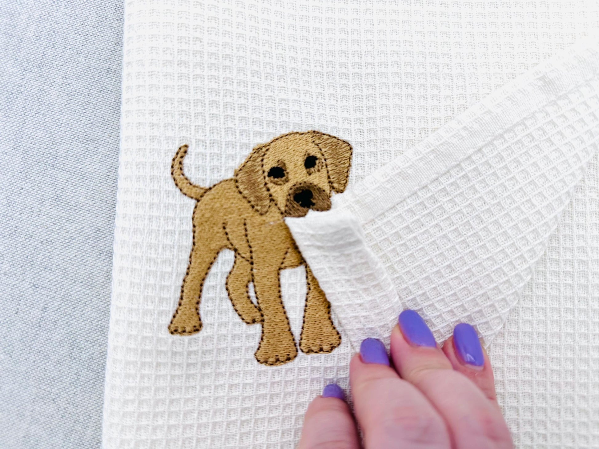 Playing Little Great Dane Puppy Dog Mama kitchen dish towel animal pet kids machine embroidery designs ITH