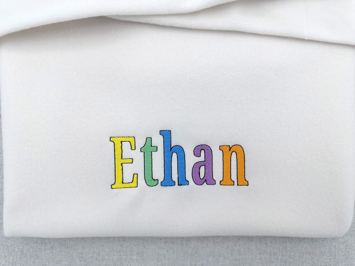 Fill Stitch Block Font Ronny