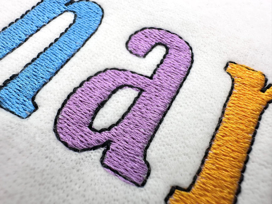 Fill Stitch Block Font Ronny