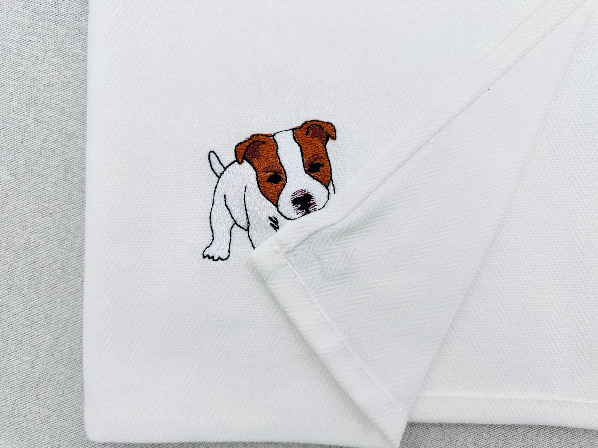 Playing Staffordshire Staffy Stafford Puppy Dog kitchen dish towel animal machine embroidery designs ITH