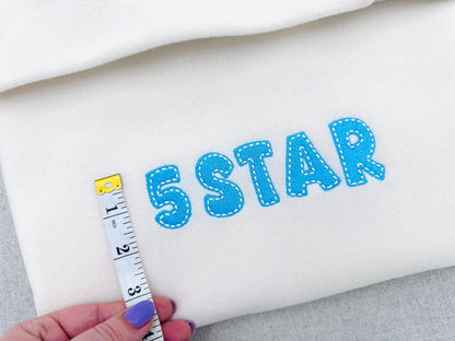 Fill stitch Pop Font with hand-stitch look top machine embroidery designs kids Alphabet