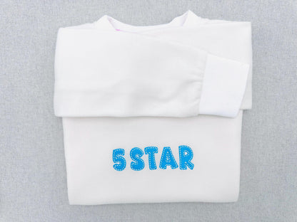 Fill stitch Pop Font with hand-stitch look top machine embroidery designs kids Alphabet