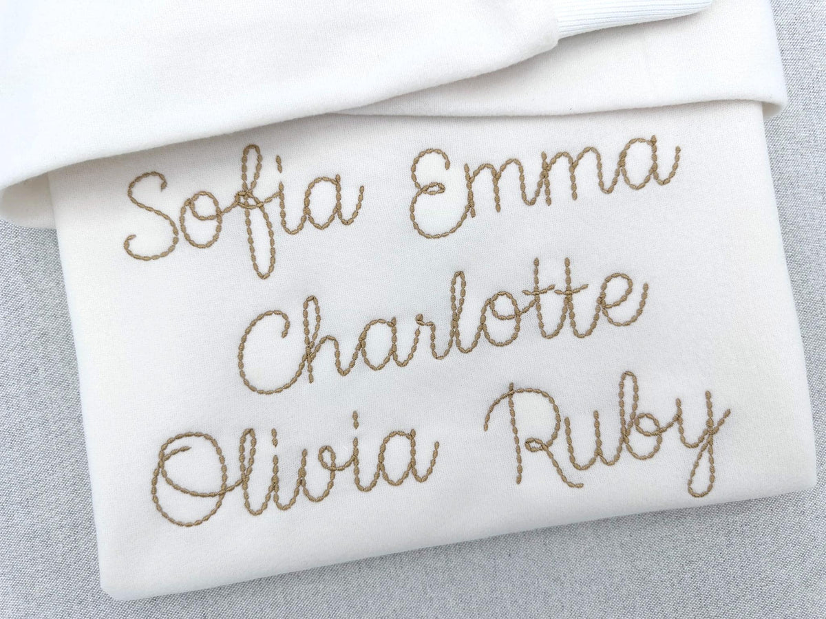 Needlework Script Font