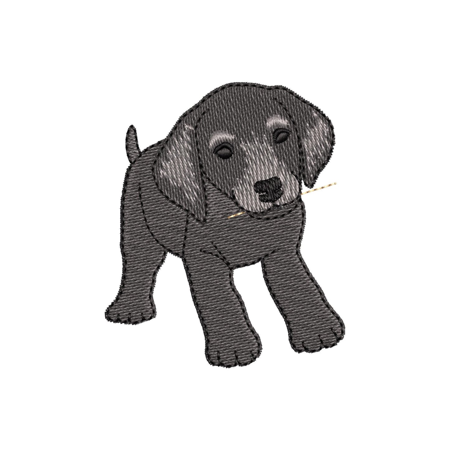 Playing Weimaraner Puppy Dog Mama kitchen dish towel pet animal kids machine embroidery designs ITH