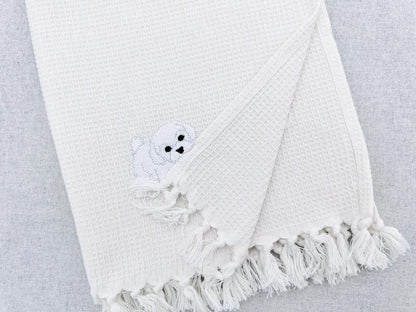 Lovely playing Bichon Frise Puppy Dog Mama kitchen dish towel pet animal kids machine embroidery designs ITH