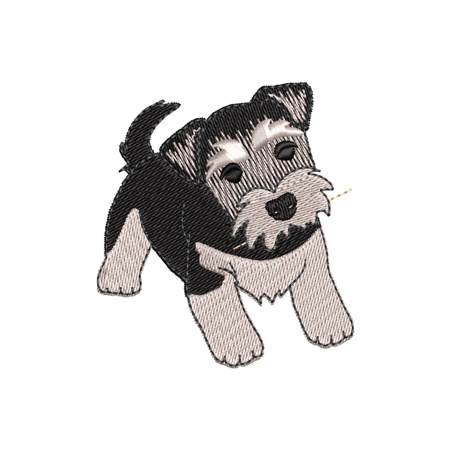 Playing Airedale Terrier Puppy Dog Mama kitchen dish towel pet animal kids machine embroidery designs ITH