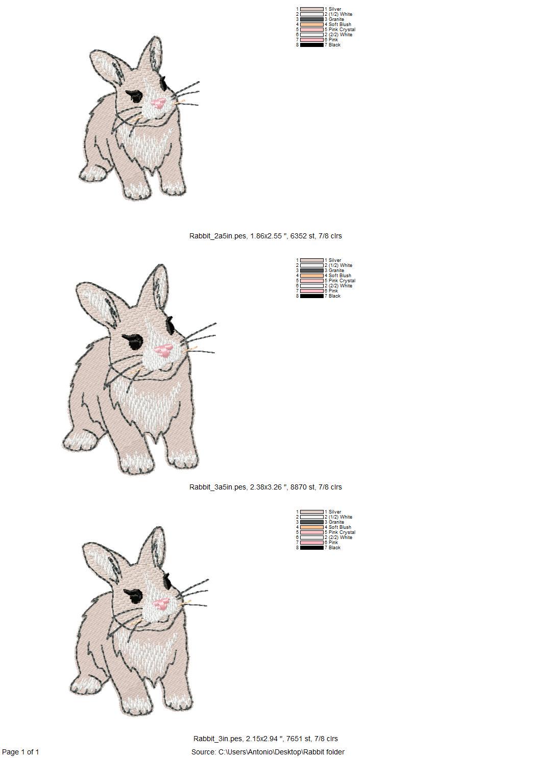 Playing Baby Bunny Rabbit kitchen dish towel animal Thief kids machine embroidery designs ITH