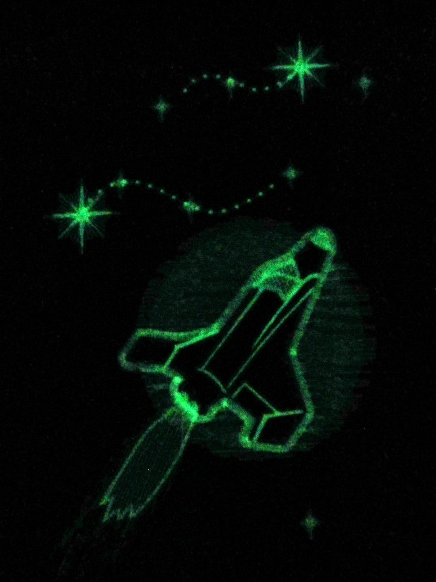 Magic Rocket Glow in the dark Machine Embroidery 4" 5" 5.5" 7" | PES DST JEF | Artapli