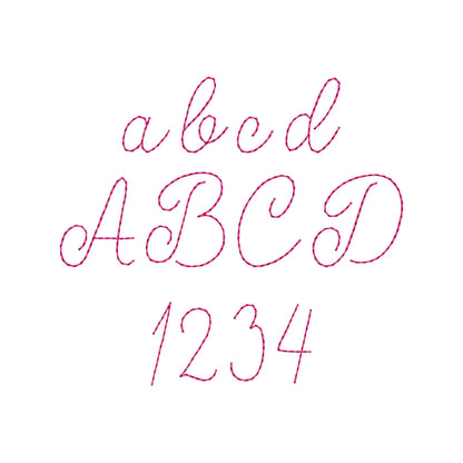 Handwritten Script Font Pretty Bean