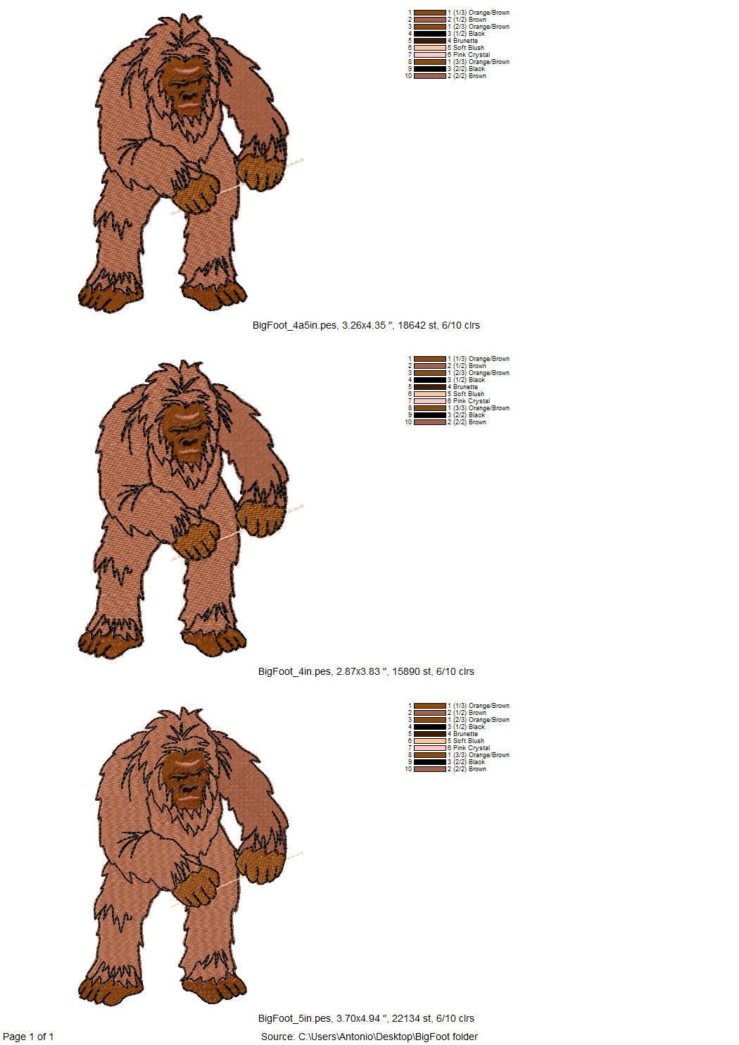 Playing Bigfoot Yeti Sasquatch