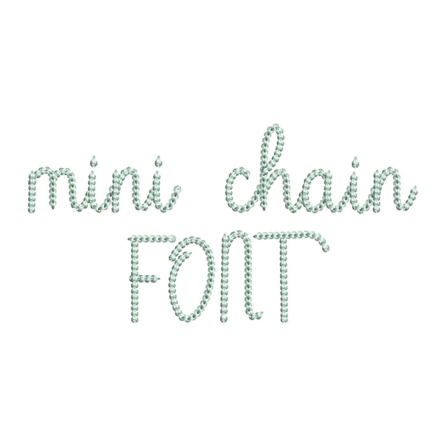Tiny Chain Font Extra