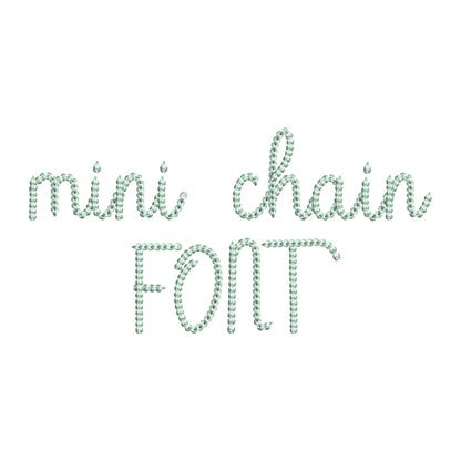 Tiny Chain Font Extra