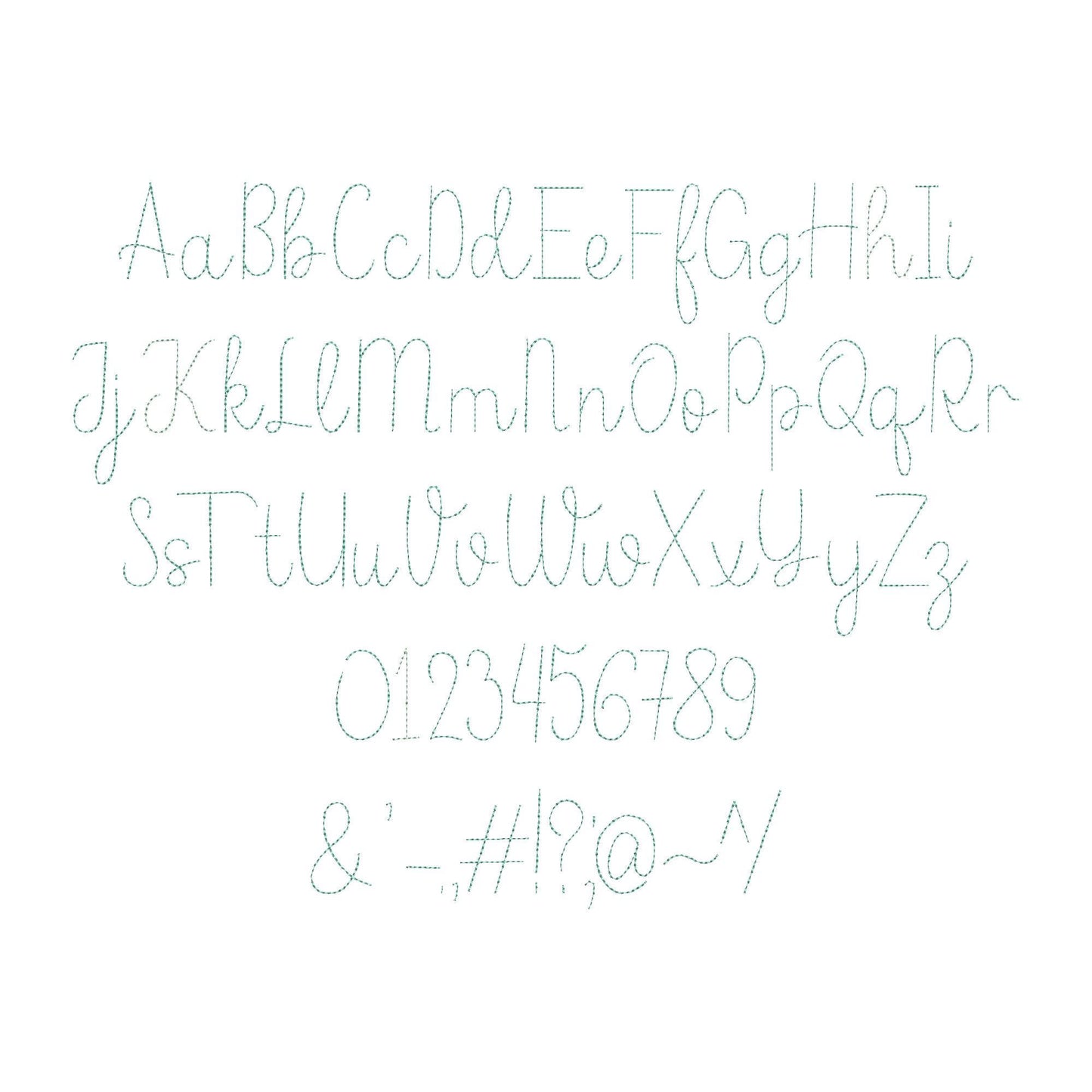 Bean Stitch Script Font