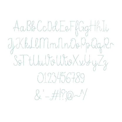 Bean Stitch Script Font