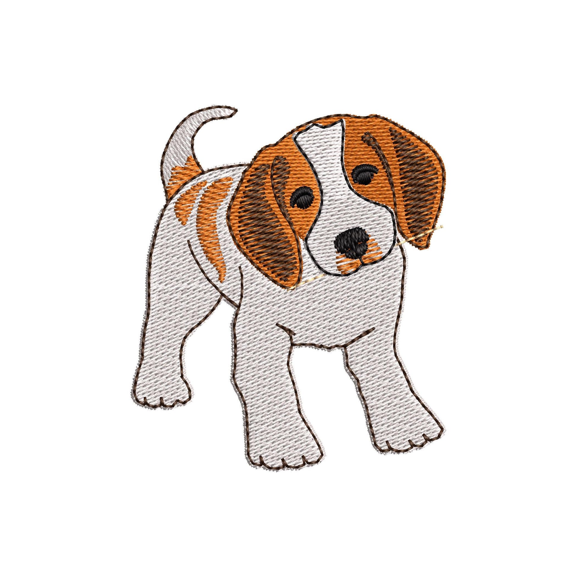Playing Brittany Spaniel Puppy Dog Mama kitchen dish towel pet animal kids machine embroidery designs ITH
