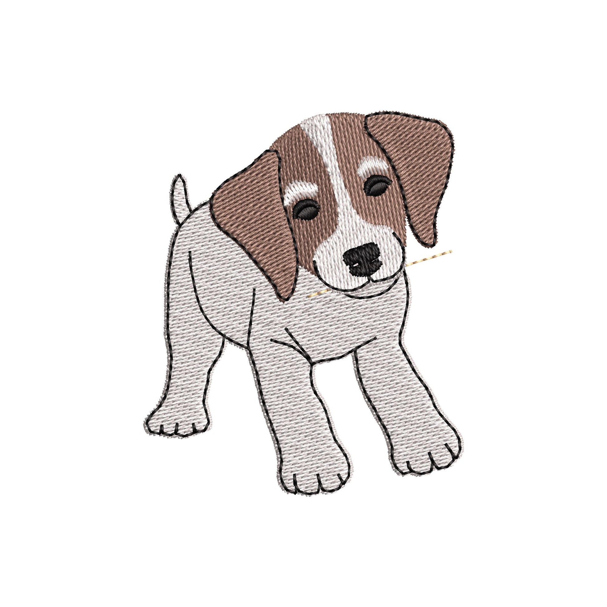 Playing German Shorthaired Pointer Puppy Dog Mama kitchen dish towel pet animal machine embroidery designs ITH