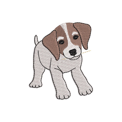 Playing German Shorthaired Pointer Puppy Dog Mama kitchen dish towel pet animal machine embroidery designs ITH