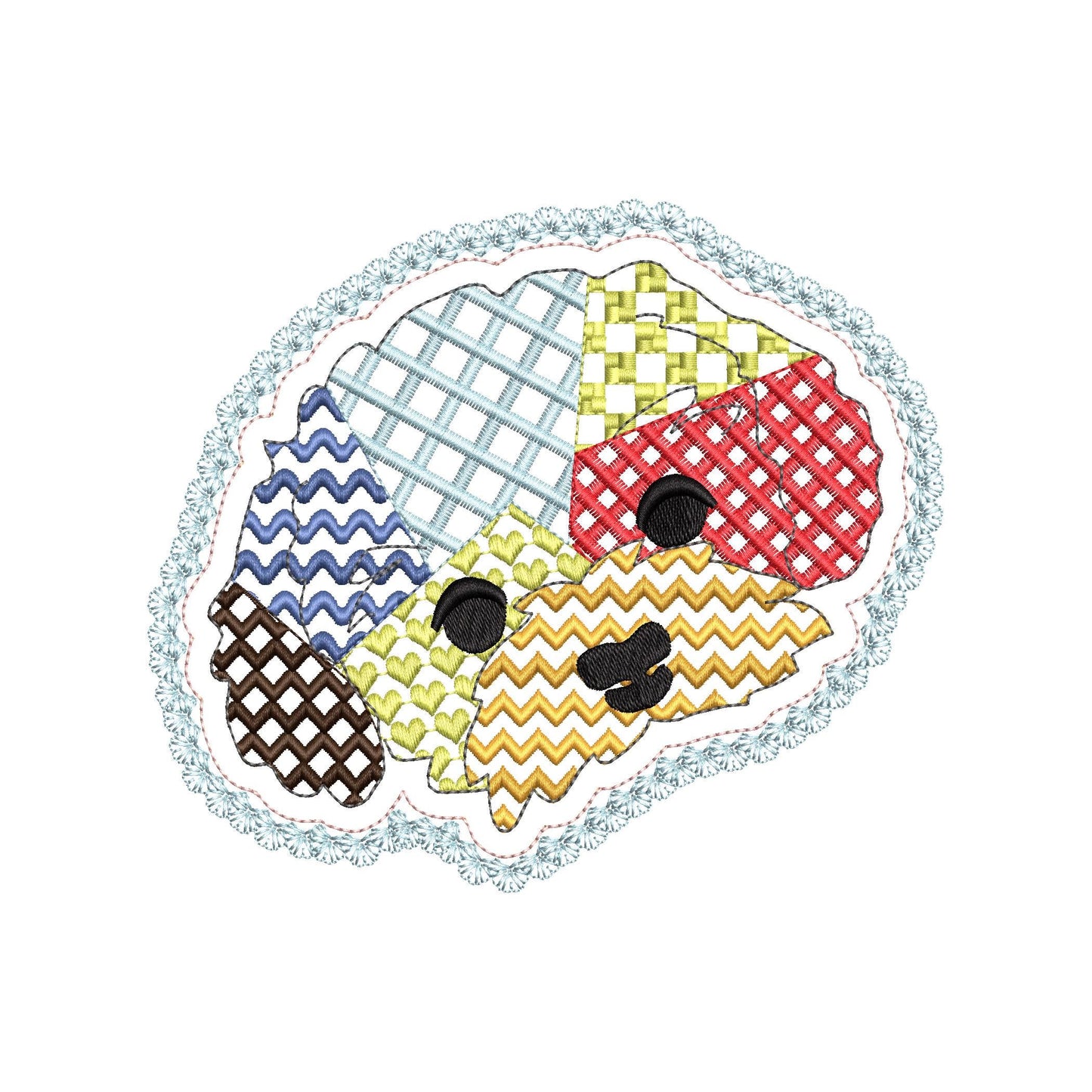 Bichon Frise Patchwork