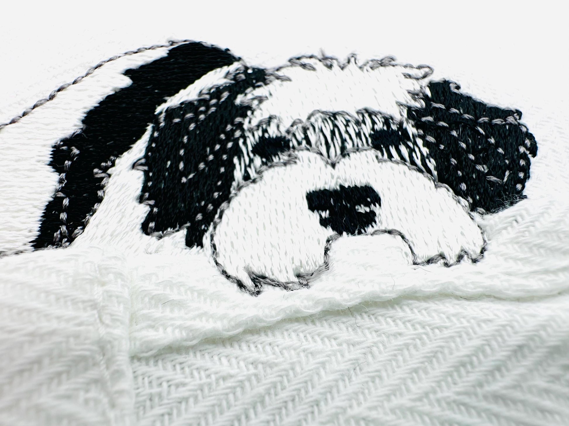 Playing Schapendoes Dutch Sheepdog Puppy Dog kitchen dish towel pet animal machine embroidery designs ITH