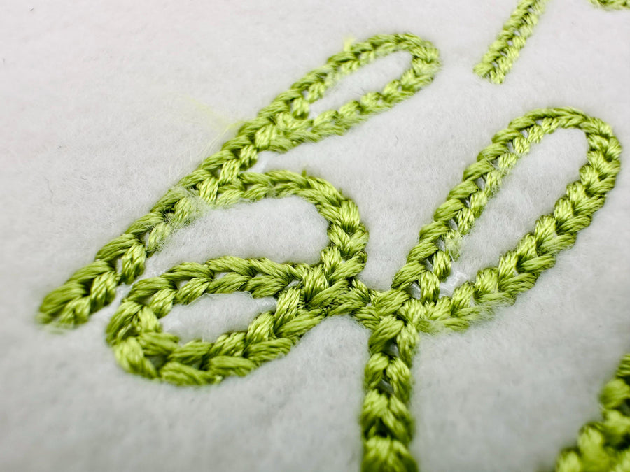 Tiny Chain FONT Extra handwritten script alphabet letters and punctuation machine embroidery designs