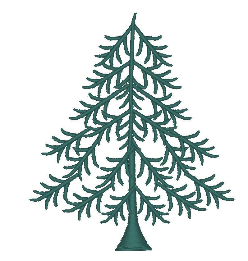 Christmas tree blank file for your creative decoration machine embroidery designs