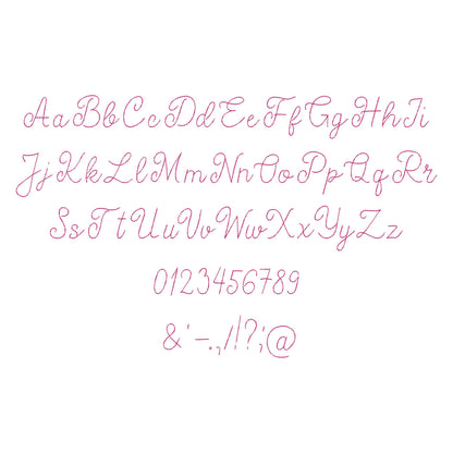 Handwritten Script Font Pretty Bean