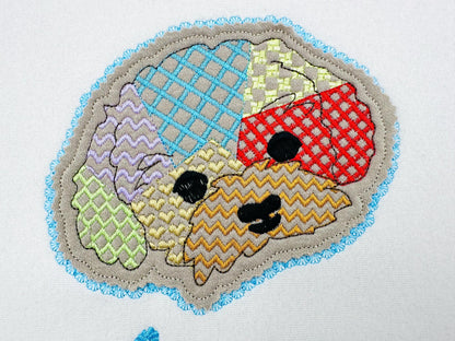 Bichon Frise Patchwork