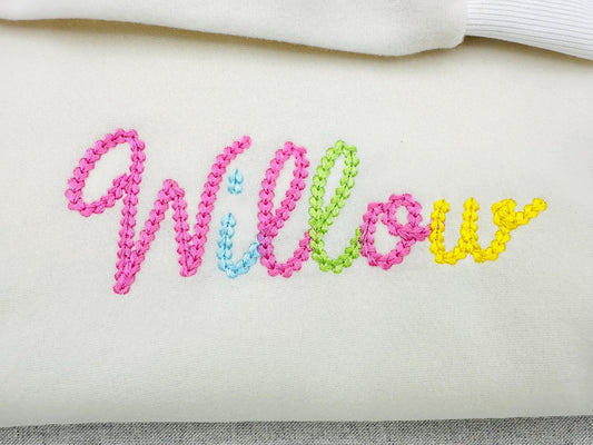 Extra Bold Chain Stitch Font
