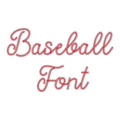 Handwritten Baseball Font