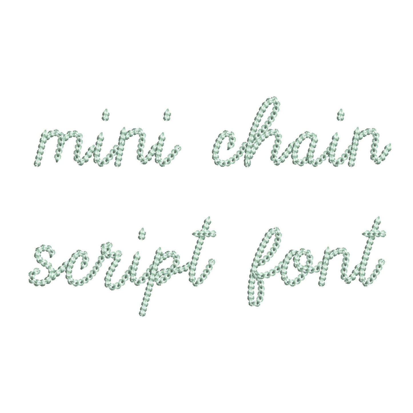 Tiny Chain Script Font
